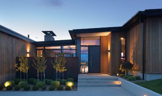 Alpine Terrace - Front door and windows